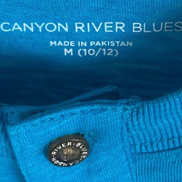 Canyon River Blues Wave Pool LS Henley  Tee 10/12 - Picture 5 of 6